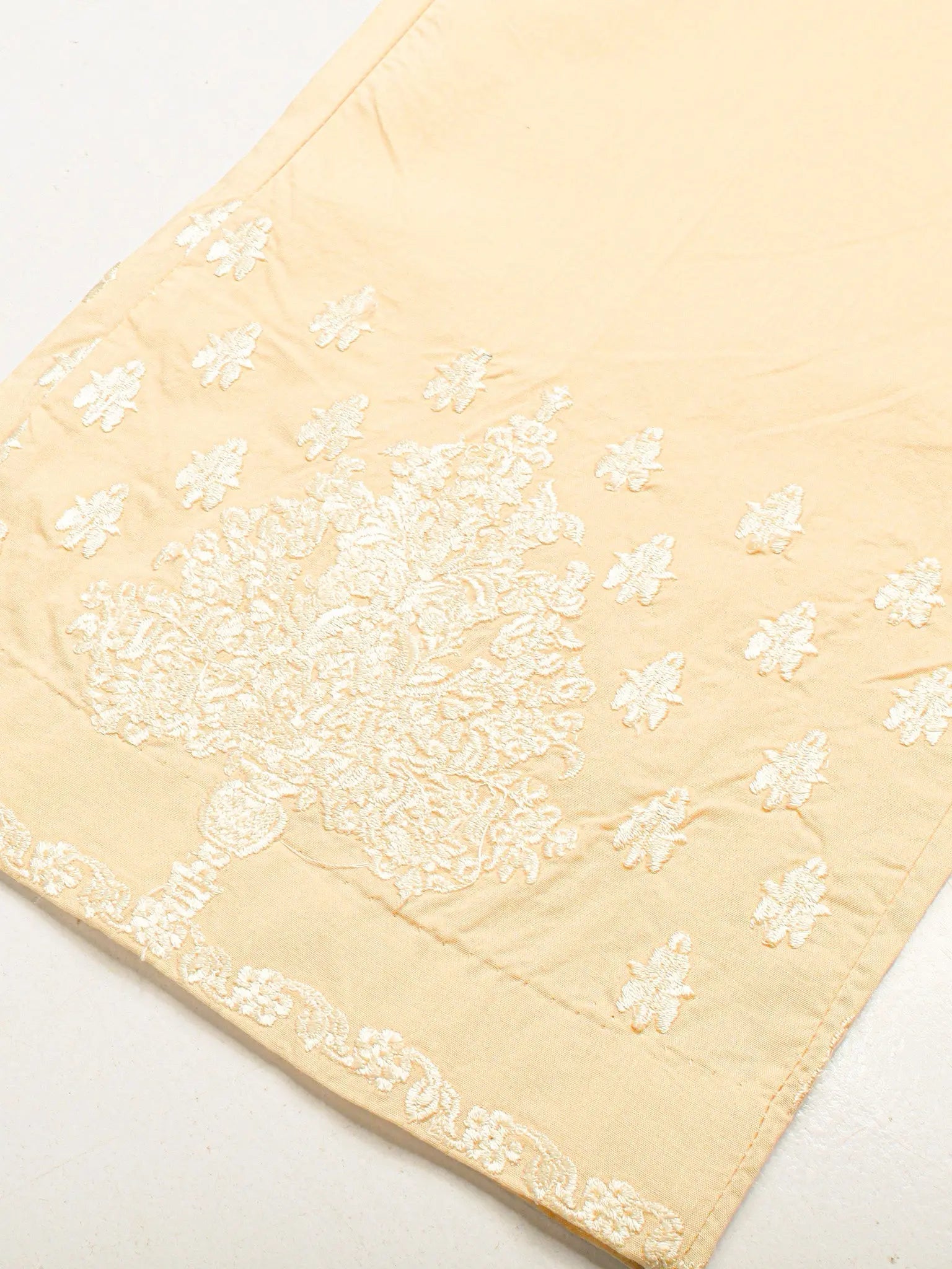 khaadi Embellished Straight Trouser For Women-Beige-BR874