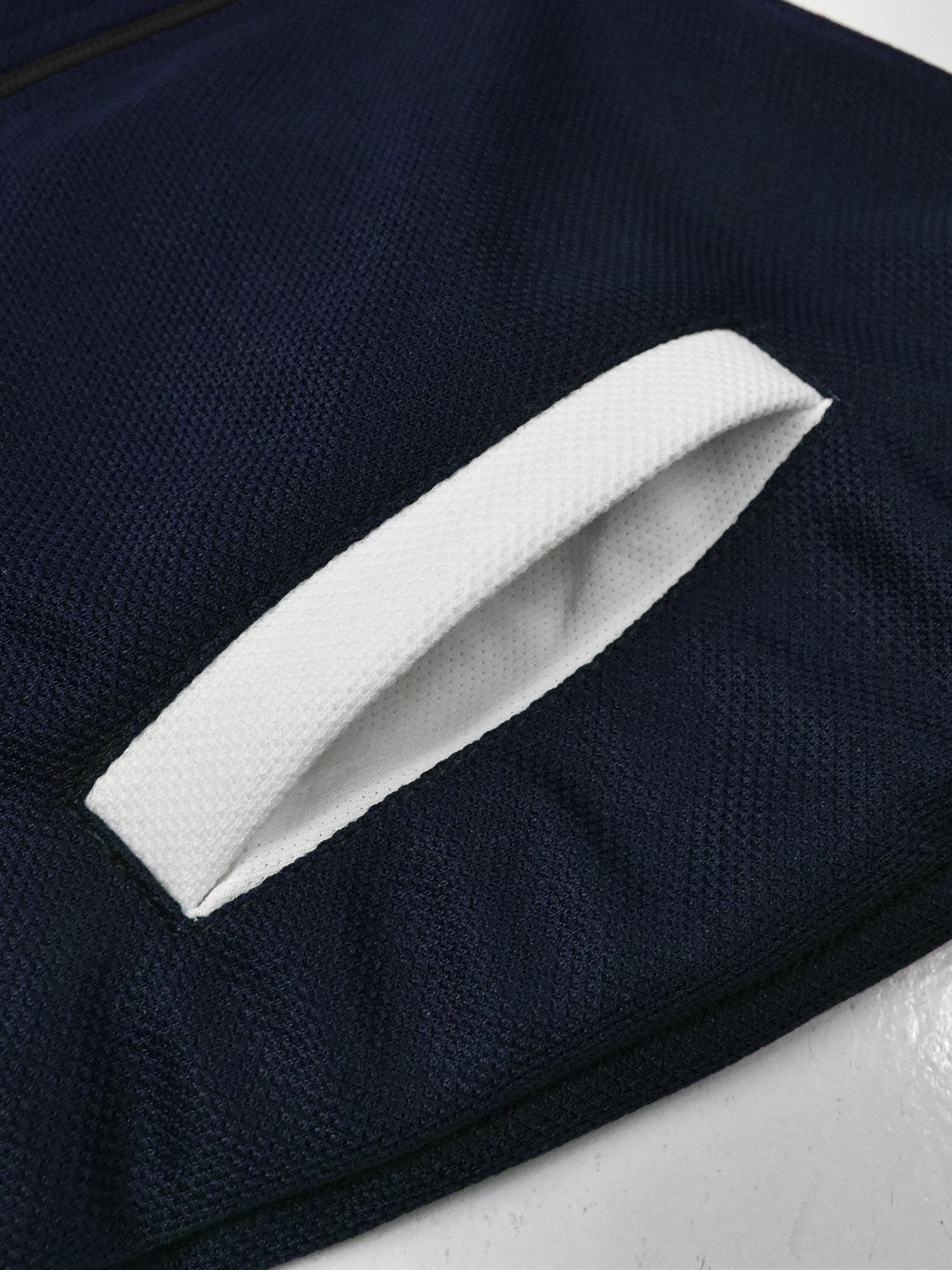 Mango Stylish Inner Quilted Fur Zipper Hoodie For Kids-White & Navy-BR956
