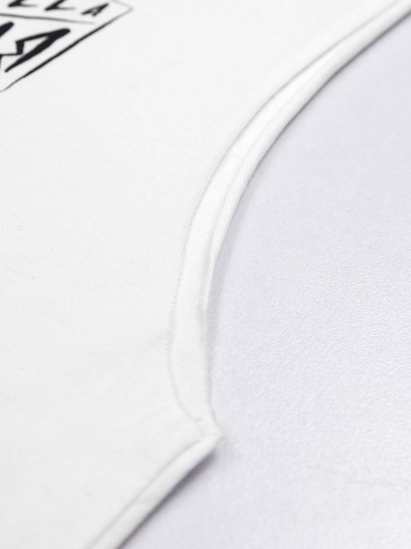 BB Single Jersey Sleeveless Tee Shirt For Men-White-RT785