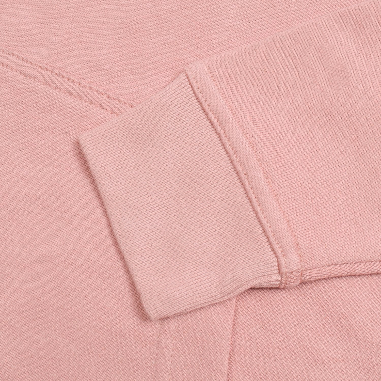 NK Terry Fleece Lace Up Hoodie For Ladies-Light Pink-RT903