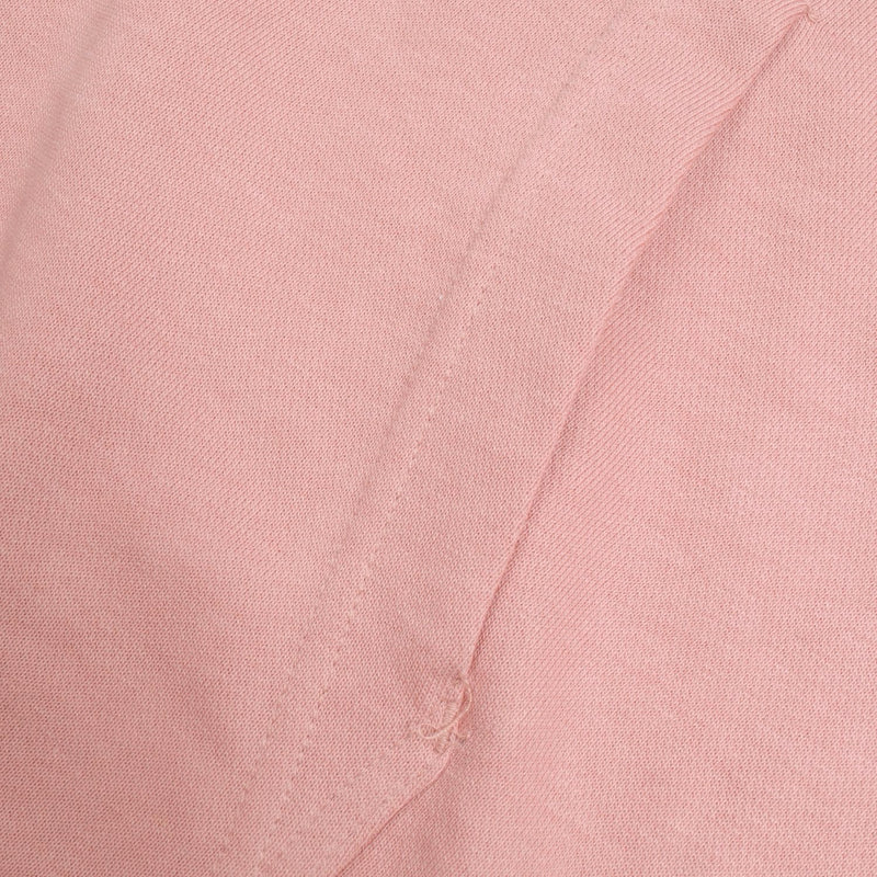 NK Terry Fleece Lace Up Hoodie For Ladies-Light Pink-RT903
