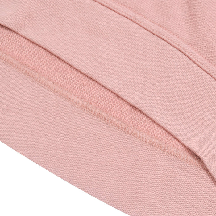 NK Terry Fleece Lace Up Hoodie For Ladies-Light Pink-RT903