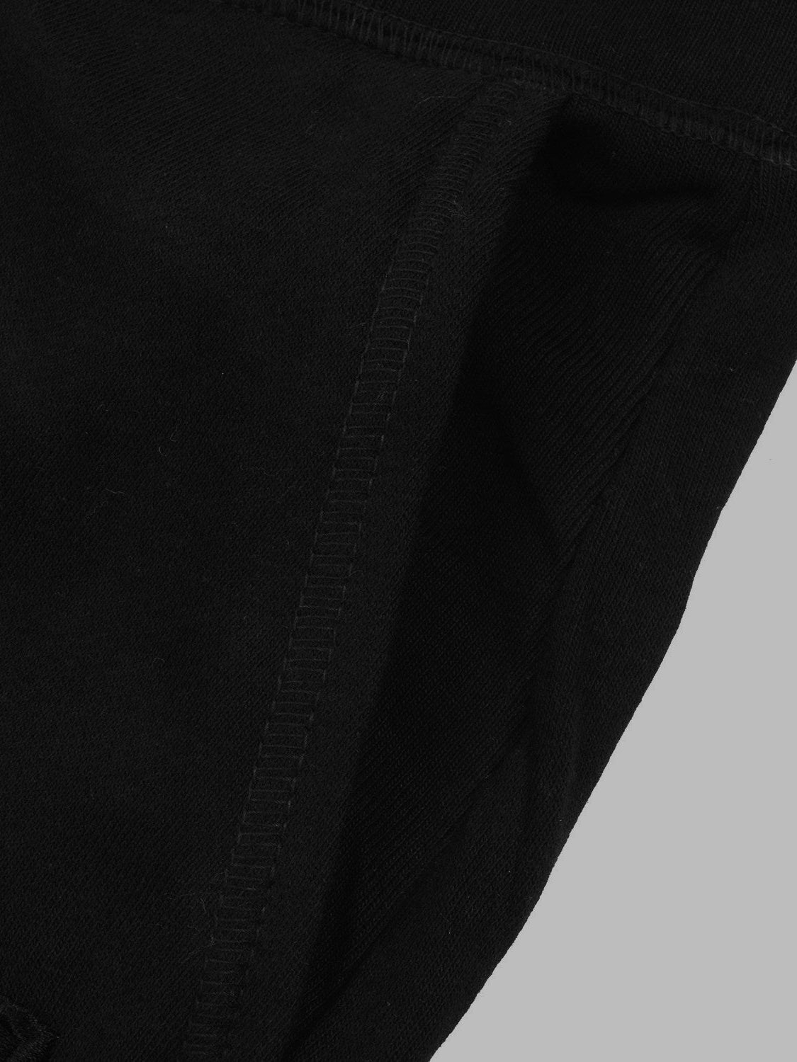 NK Terry Fleece Gathering Bottom Trouser For Ladies-Black-BE2190