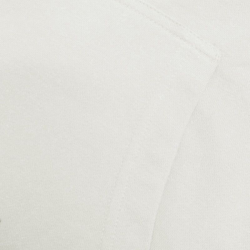 NK Terry Fleece V Neck Hoodie For Ladies-Off White-BR994