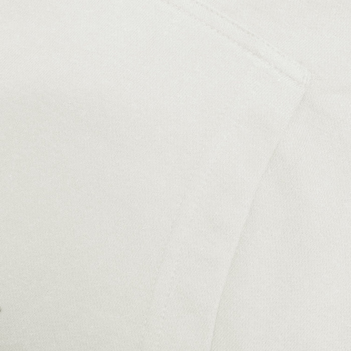 NK Terry Fleece V Neck Hoodie For Ladies-Off White-BR994