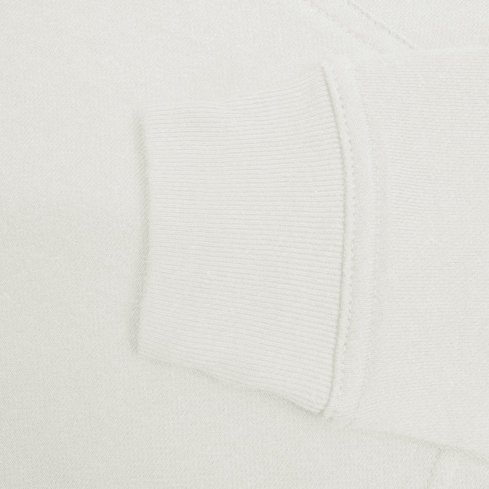 NK Terry Fleece V Neck Hoodie For Ladies-Off White-BR994