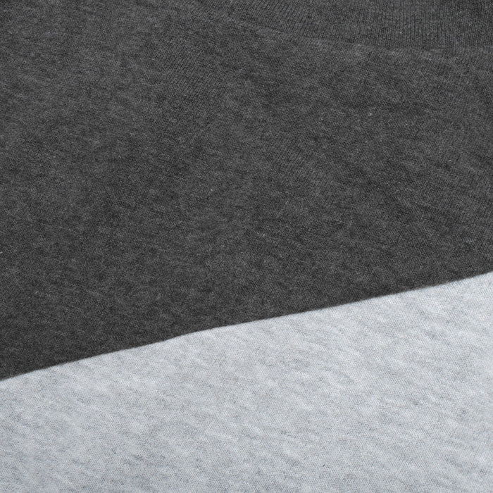 NYC Polo Terry Fleece Sweatshirt For Ladies-Grey with Charcoal Melange-BR12883