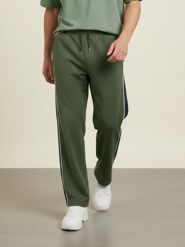 Stylish Regular Fit Summer Trouser For Men-Olive Green-NST28