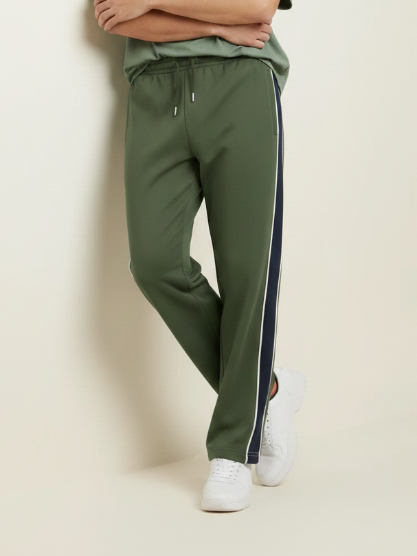 Stylish Regular Fit Summer Trouser For Men-Olive Green-NST28