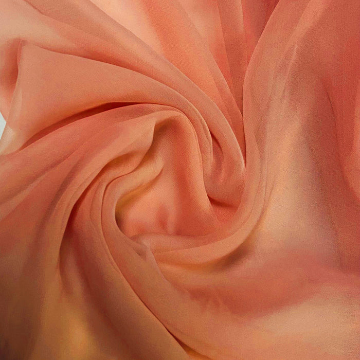 Imported Net Dupatta-Peach