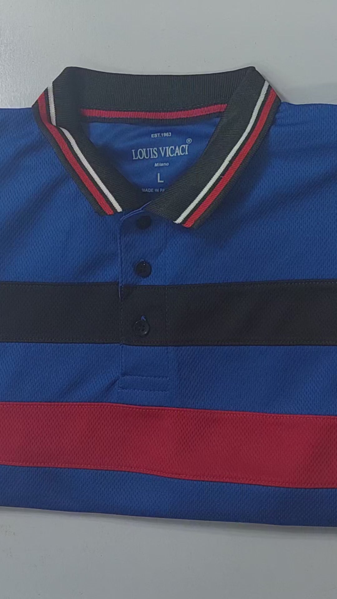 Summer Dry Fit Polo Shirt For Men-Blue-BE1342/Rt017