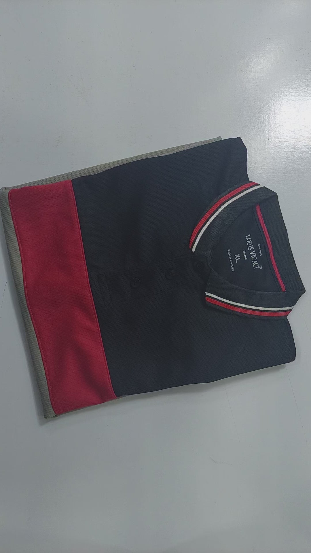 Summer Dry Fit Polo Shirt For Men-Black-BE1342/Rt022
