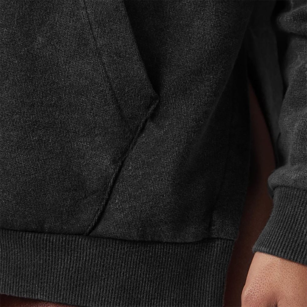 RB Favorite Oversized Crew Sweatshirt For Ladies-Black Faded-BR12881