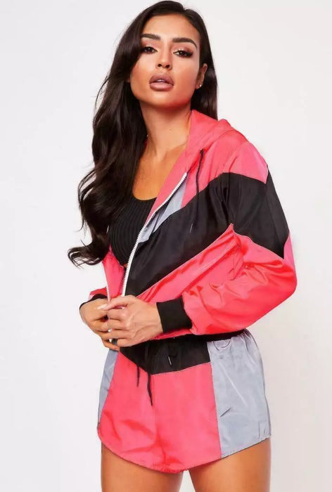 Rising Lightweight Festival Short Jacket For Ladies-Neon Pink-RT2567