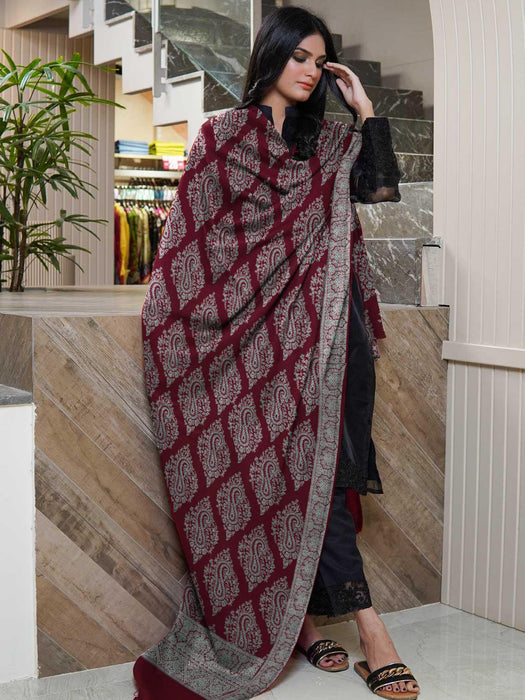 Premium Luxury Jamawar Shawl For Ladies-RT1541