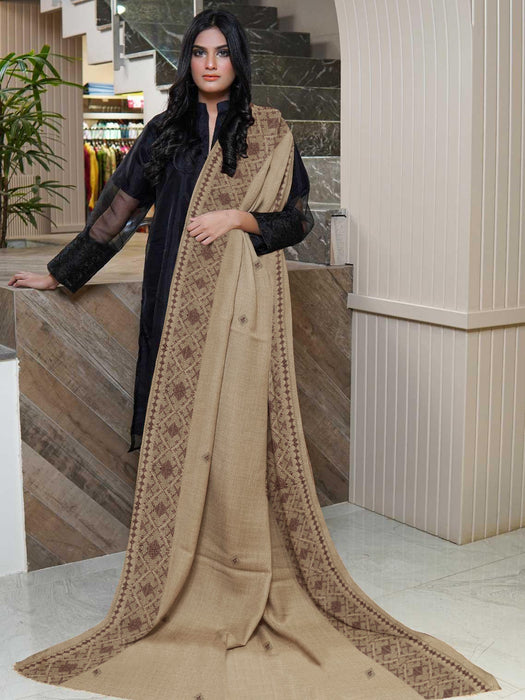 Premium Luxury Pashmina Wool Shawl For Ladies-RT1543