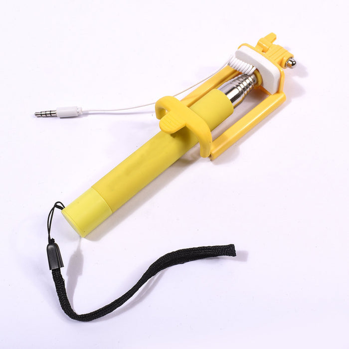 Selfie Stick Wired Natec Extreme Media-Yellow-AN2269