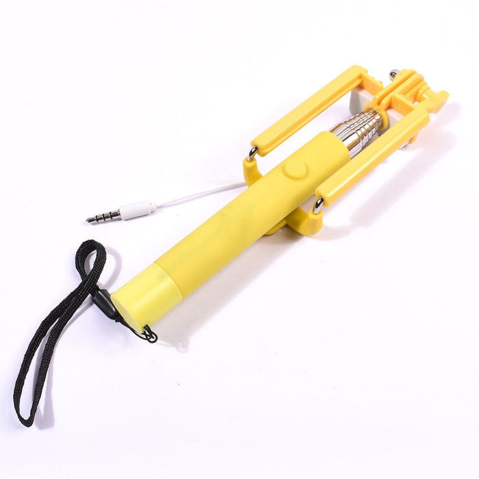 Selfie Stick Wired Natec Extreme Media-Yellow-AN2269