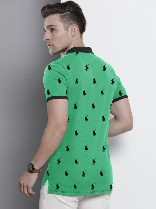 Summer Polo Shirt For Men-Green-AN3960