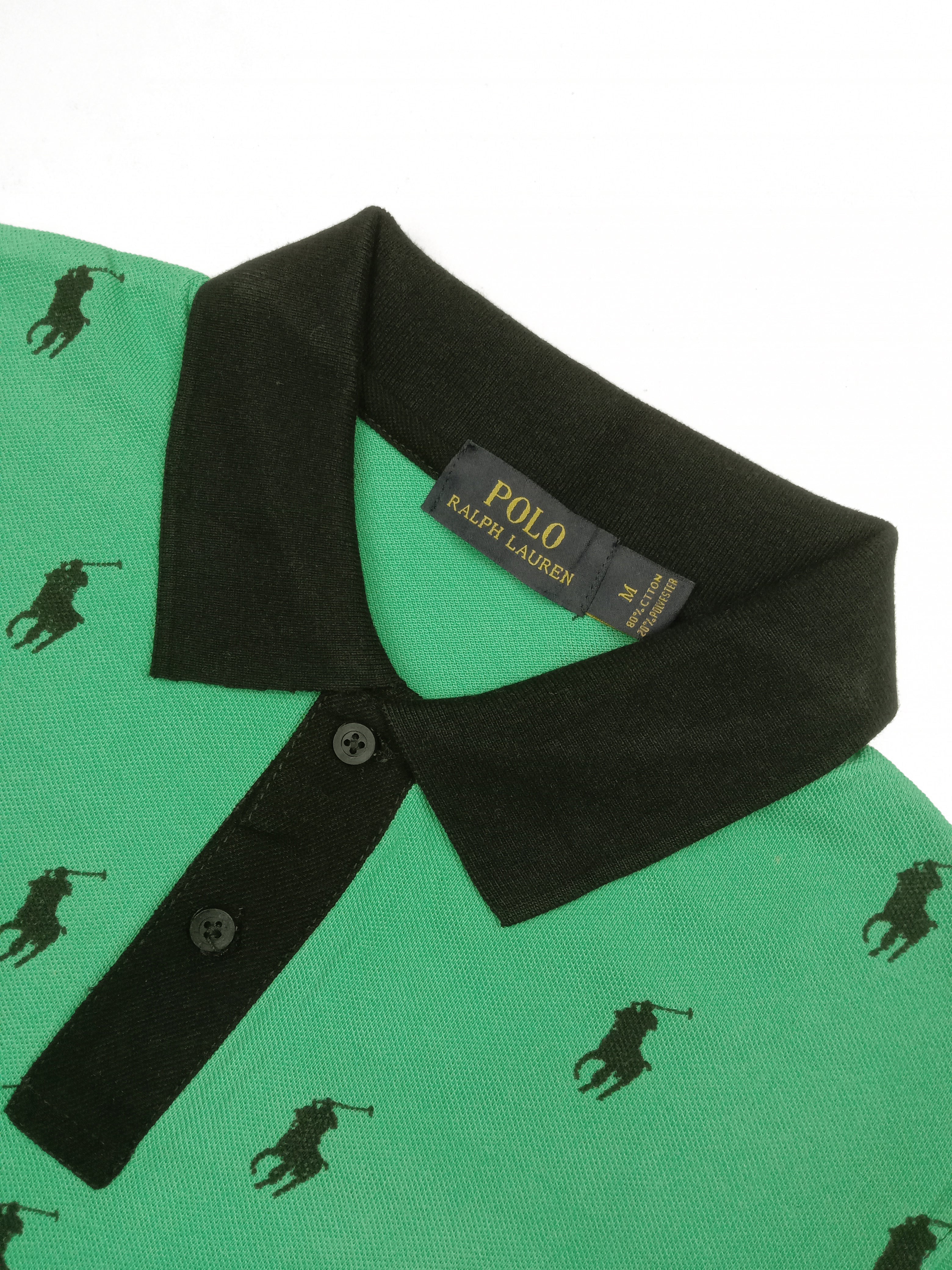 Summer Polo Shirt For Men-Green-AN3960