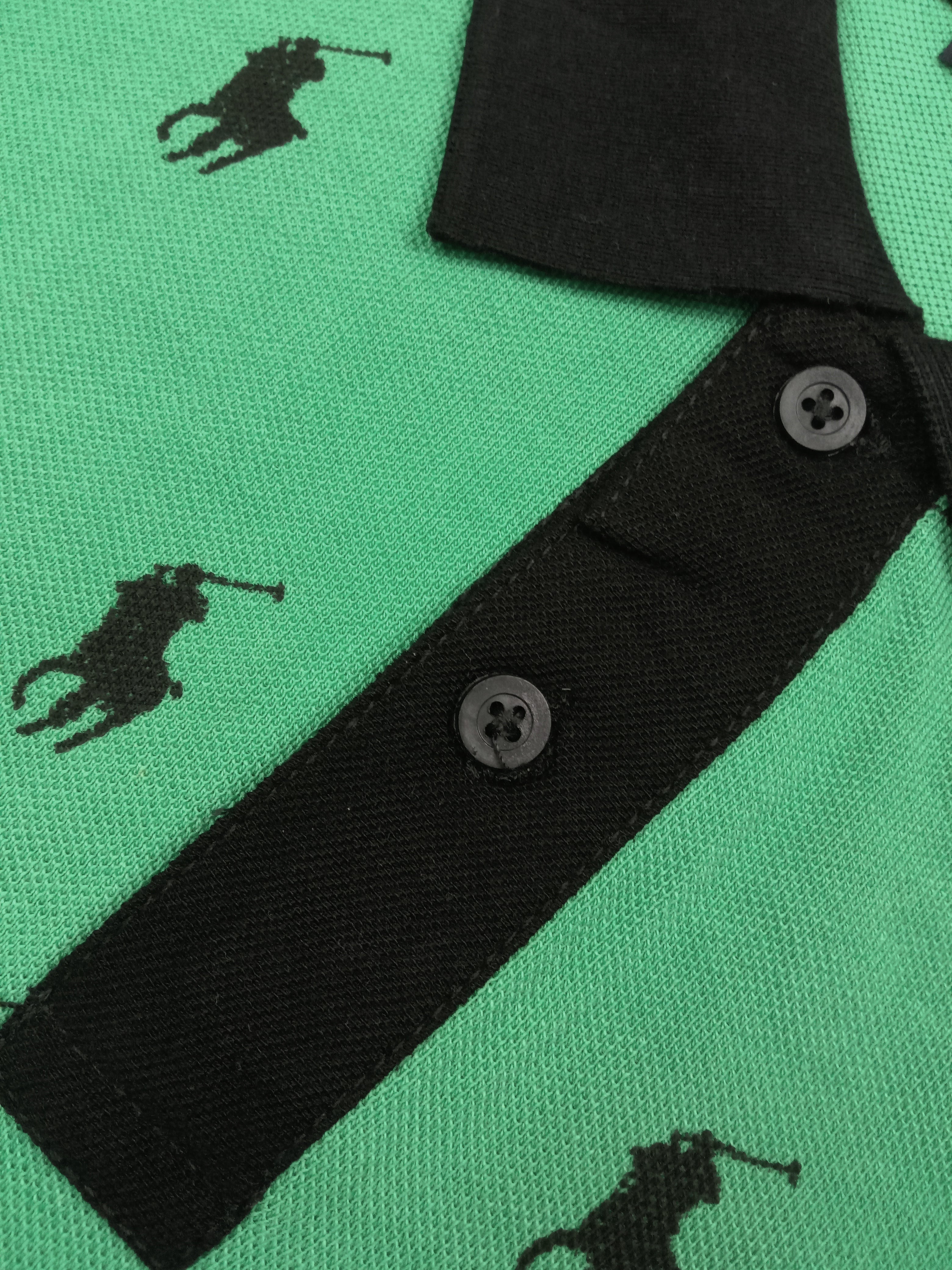Summer Polo Shirt For Men-Green-AN3960