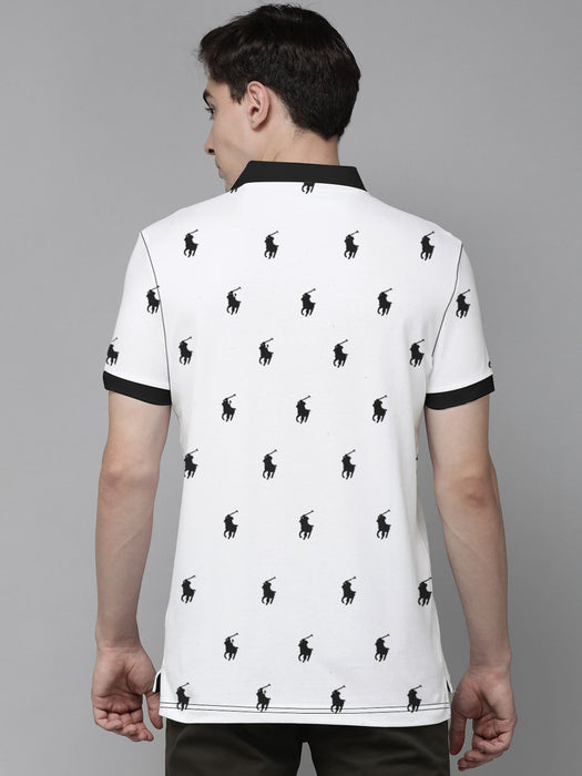 Summer Polo Shirt For Men-White-AN3962-1
