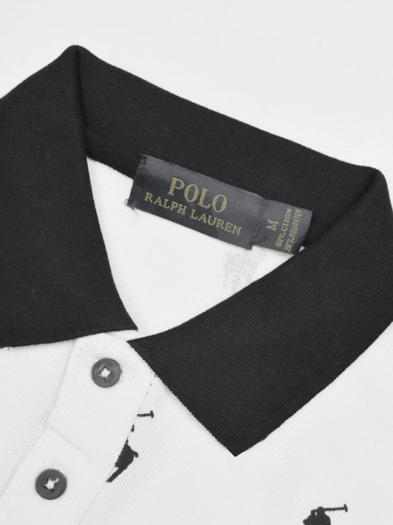 Summer Polo Shirt For Men-White-AN3962-1