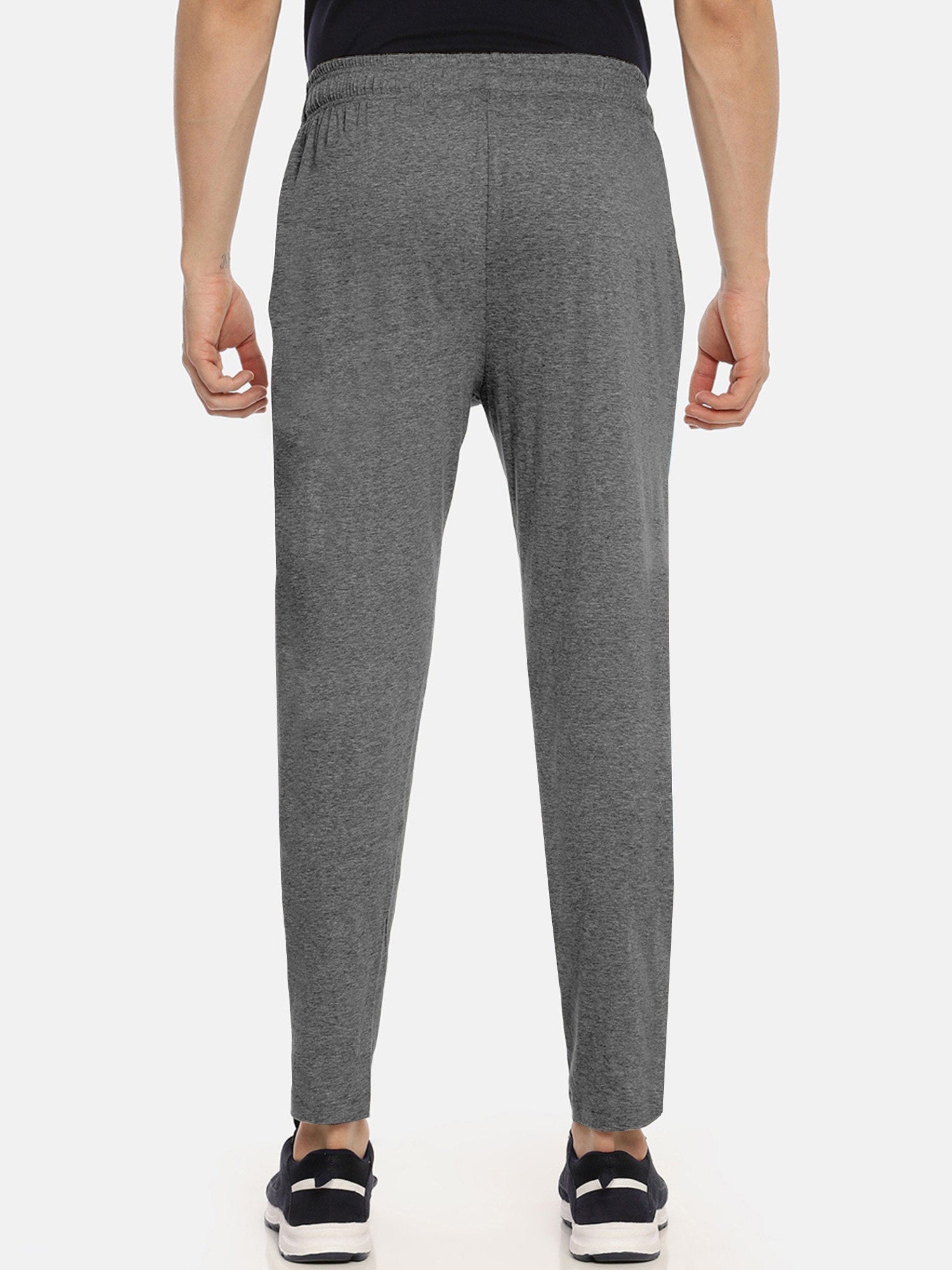 Drift King Regular Fit Light Fleece Jogger Trouser For Men-Charcoal Melange-BR1088