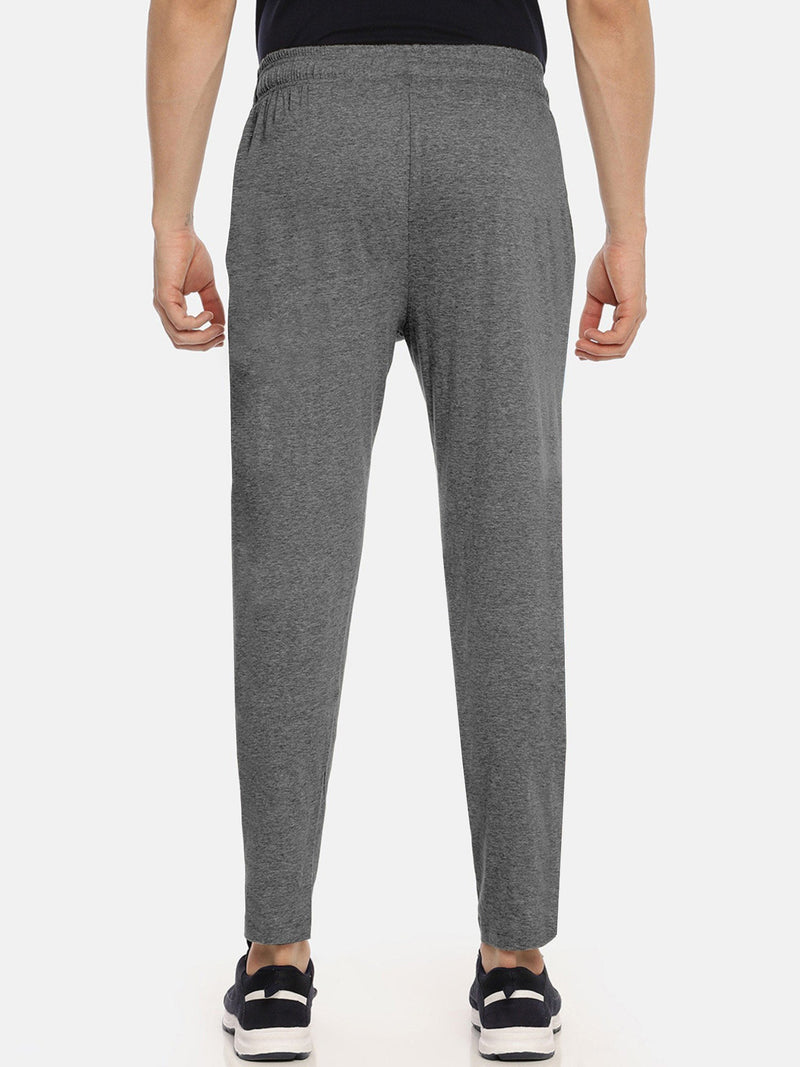 Drift King Regular Fit Light Fleece Jogger Trouser For Men-Charcoal Melange-BR1088