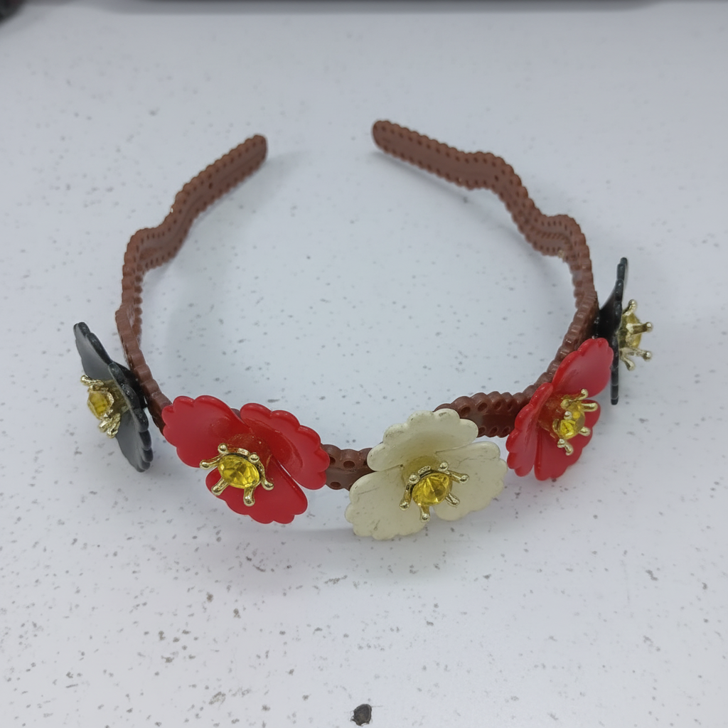 Fashion Fairy Ties Plastic Hair Band For Kids-Assorted-HB1015