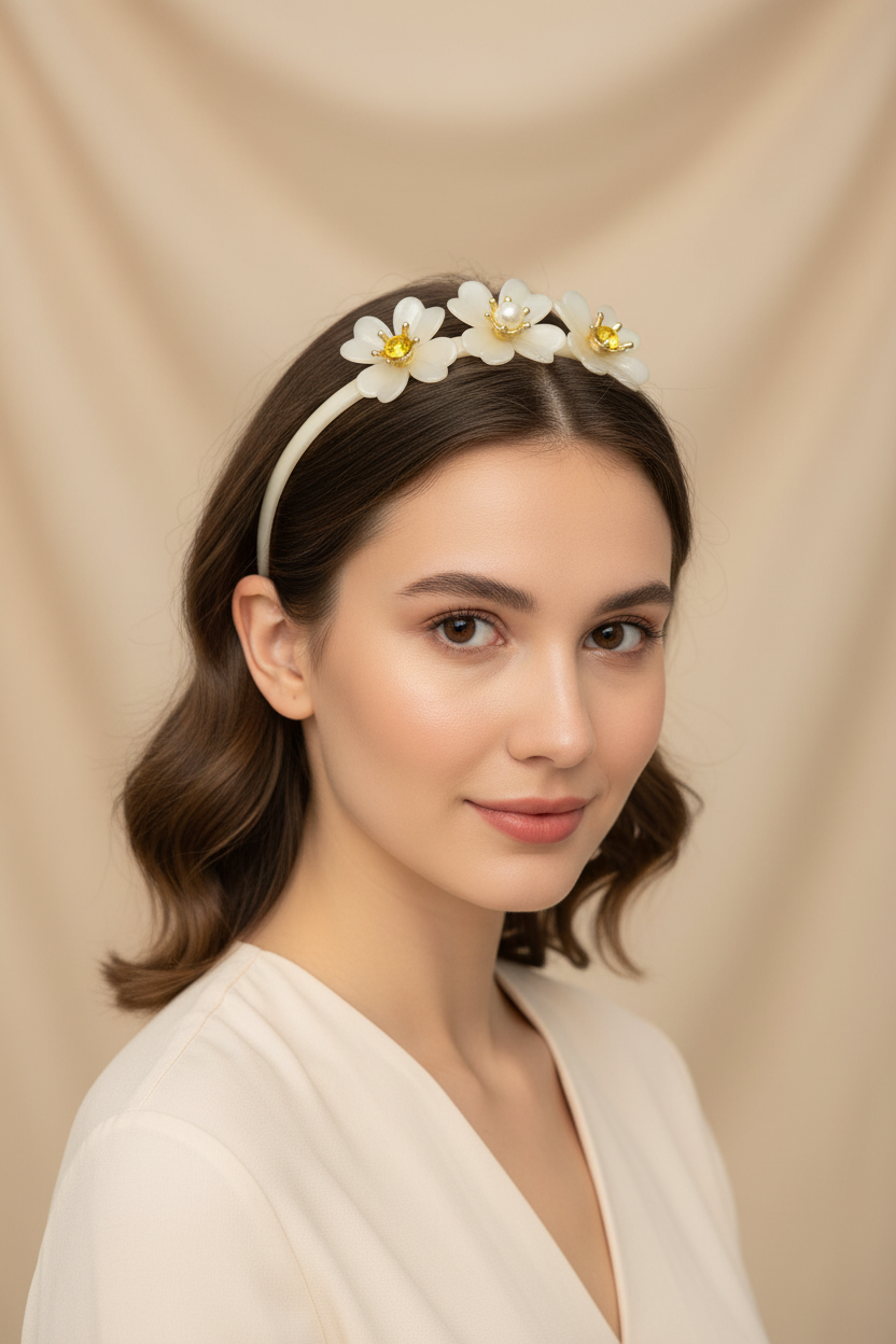 Fashion Fairy Ties Plastic Hair Band For Women-Assorted-HB1003