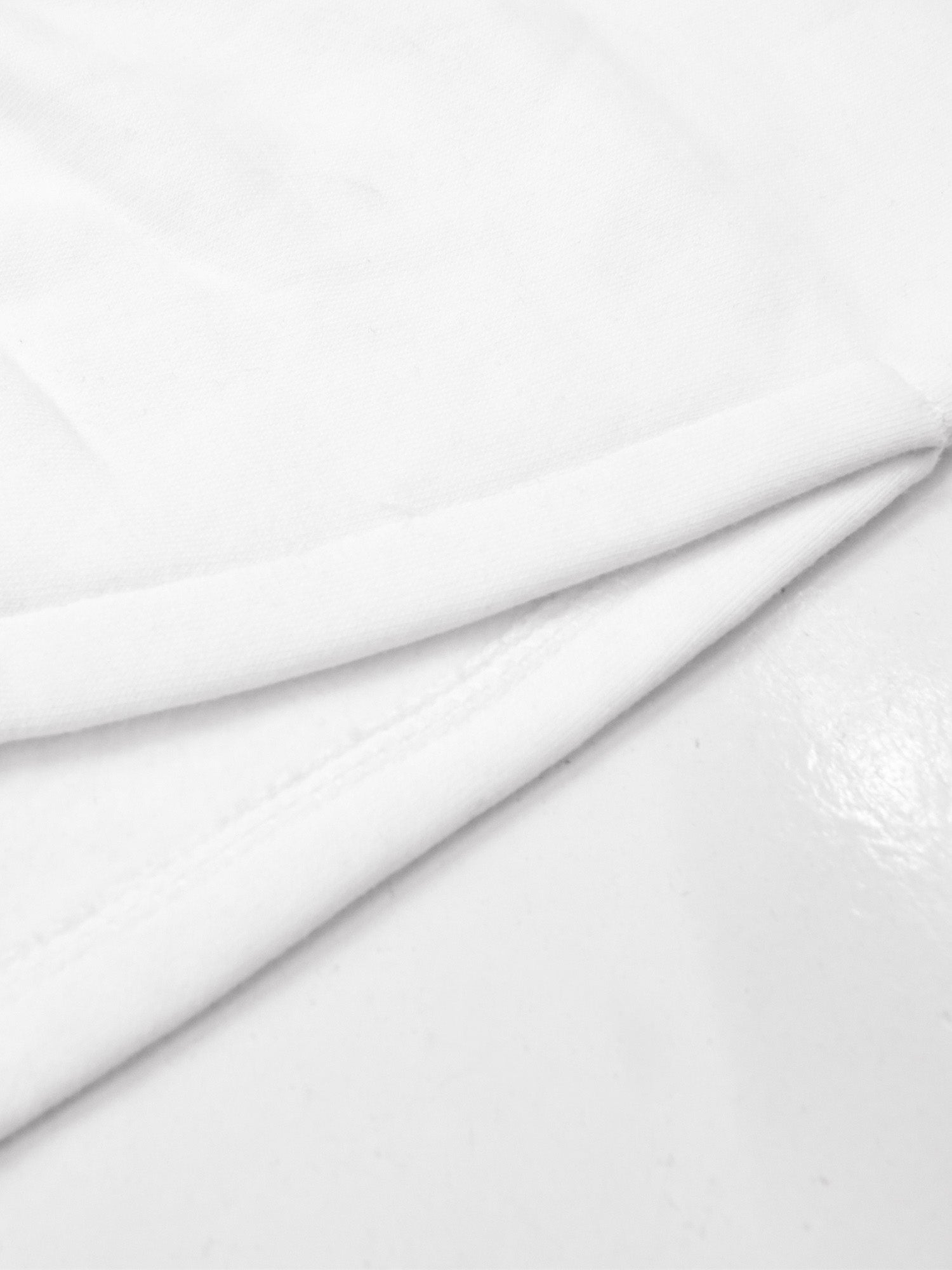 Next Fleece Long Tail Pullover Hoodie For Ladies-White with Print-BR866