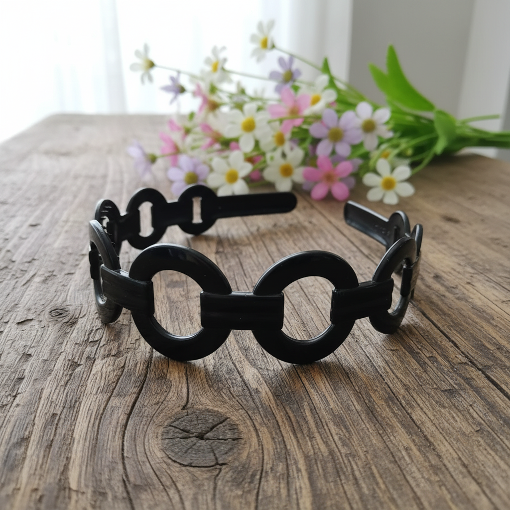 Fashion Fairy Ties Plastic Hair Band For Women-Assorted-HB1002