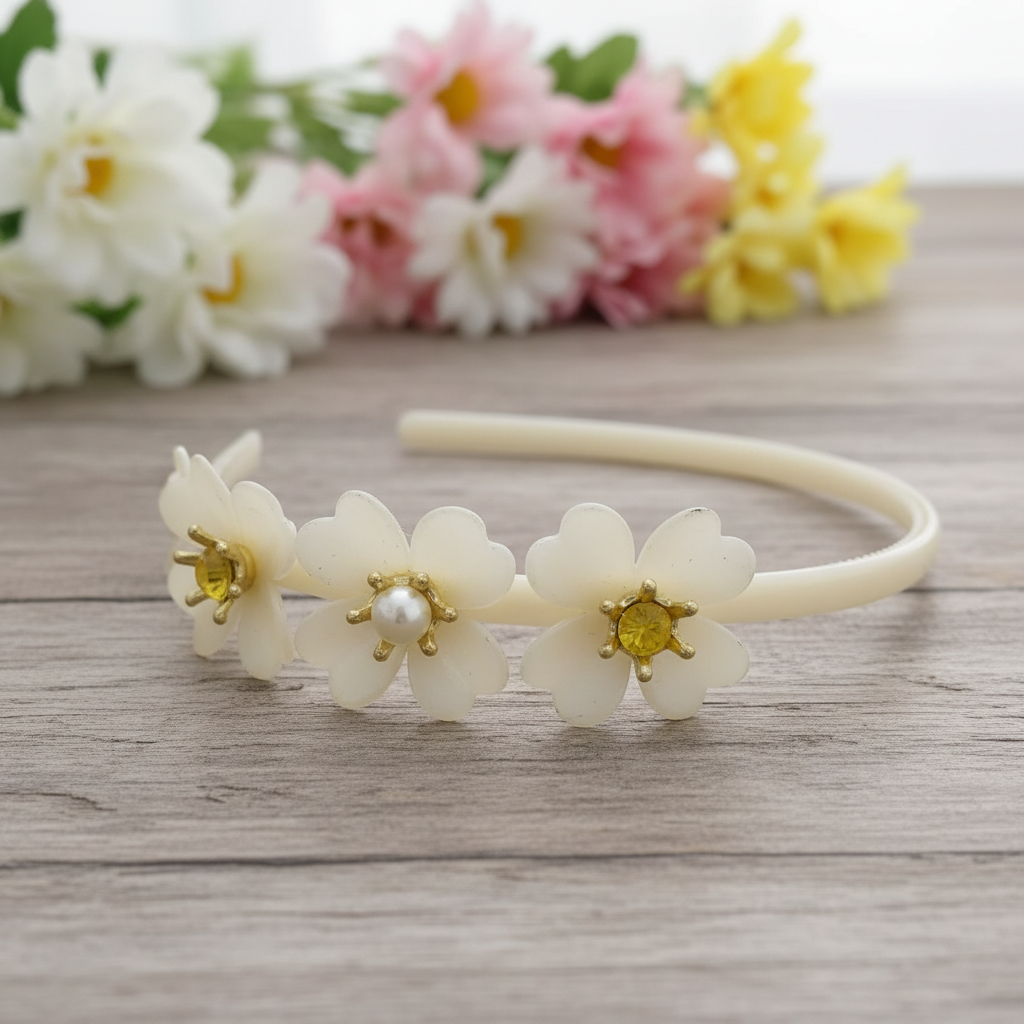 Fashion Fairy Ties Plastic Hair Band For Women-Assorted-HB1003