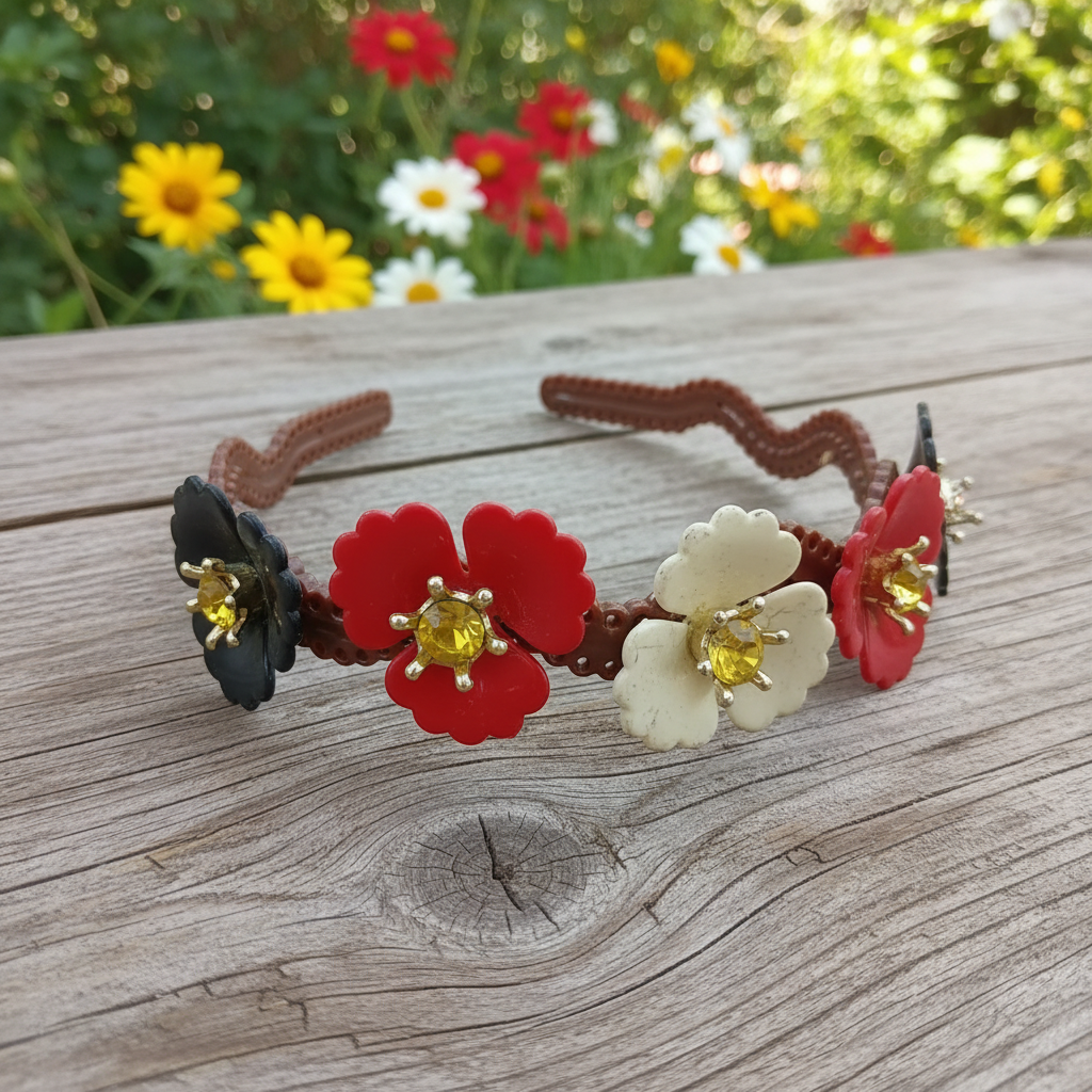 Fashion Fairy Ties Plastic Hair Band For Kids-Assorted-HB1015