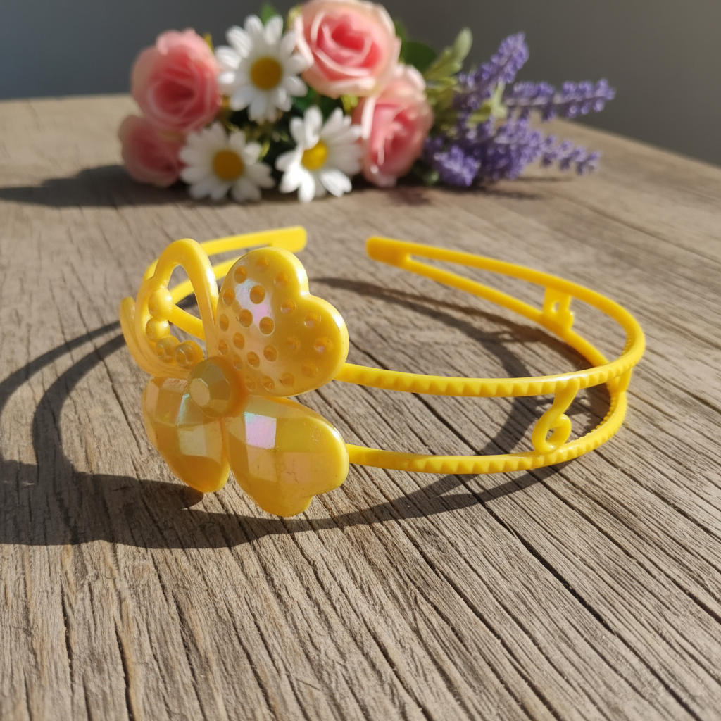 Fashion Fairy Ties Plastic Hair Band For Kids-Assorted-HB1017