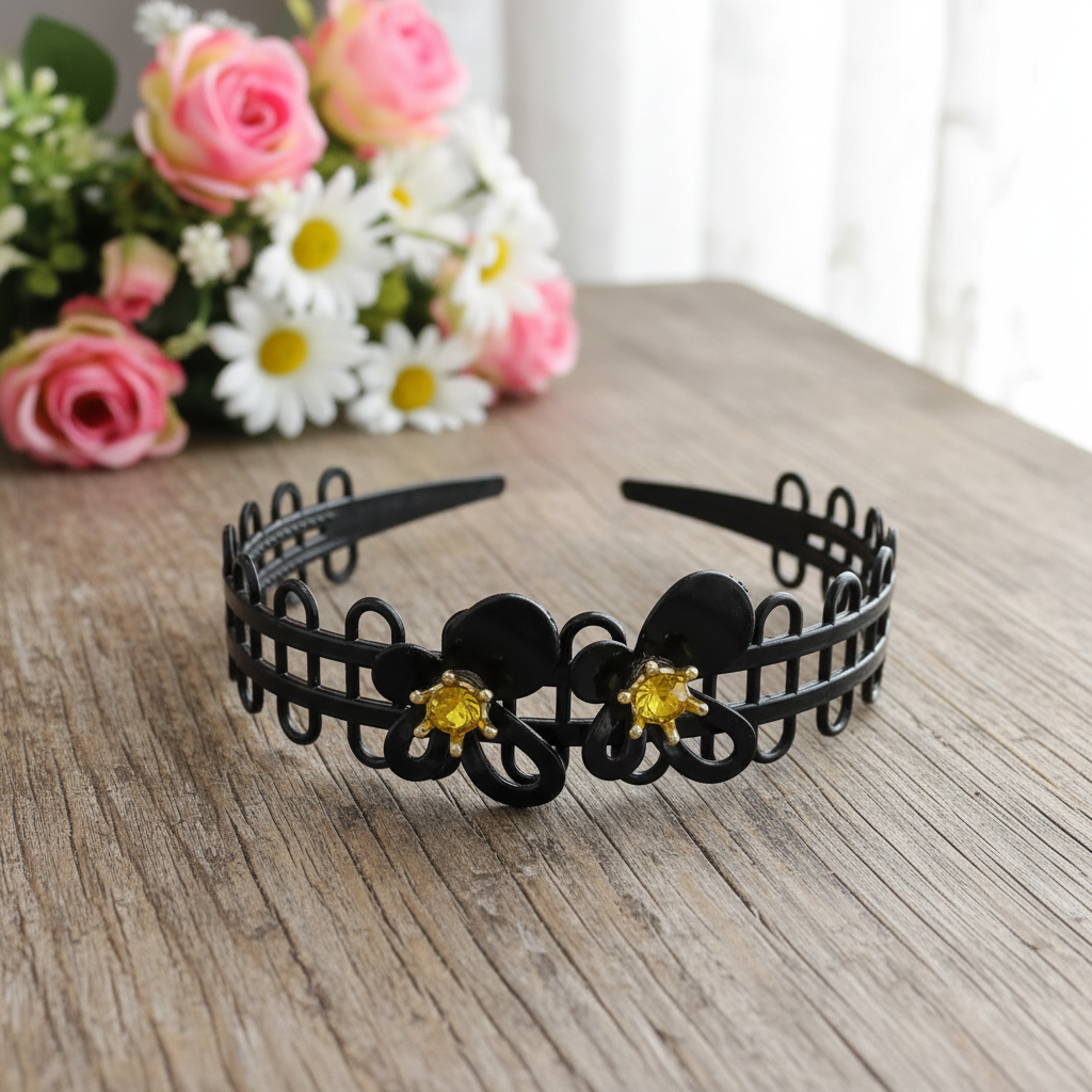 Fashion Fairy Ties Plastic Hair Band For Kids-Assorted-HB1006