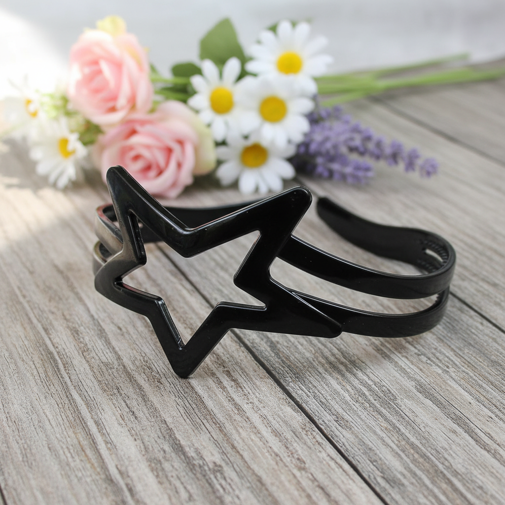 Fashion Fairy Ties Plastic Hair Band For Kids-Assorted-HB1009