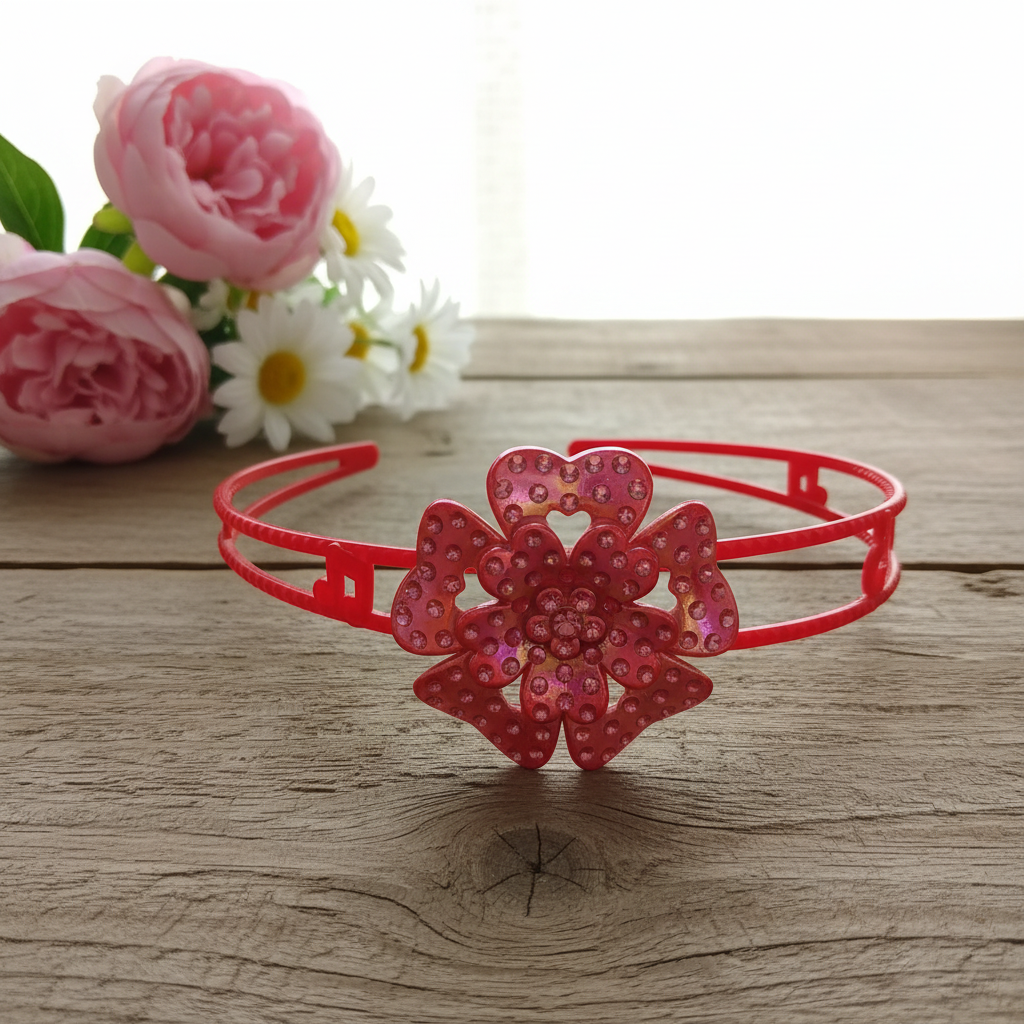 Fashion Fairy Ties Plastic Hair Band For Kids-Assorted-HB1010