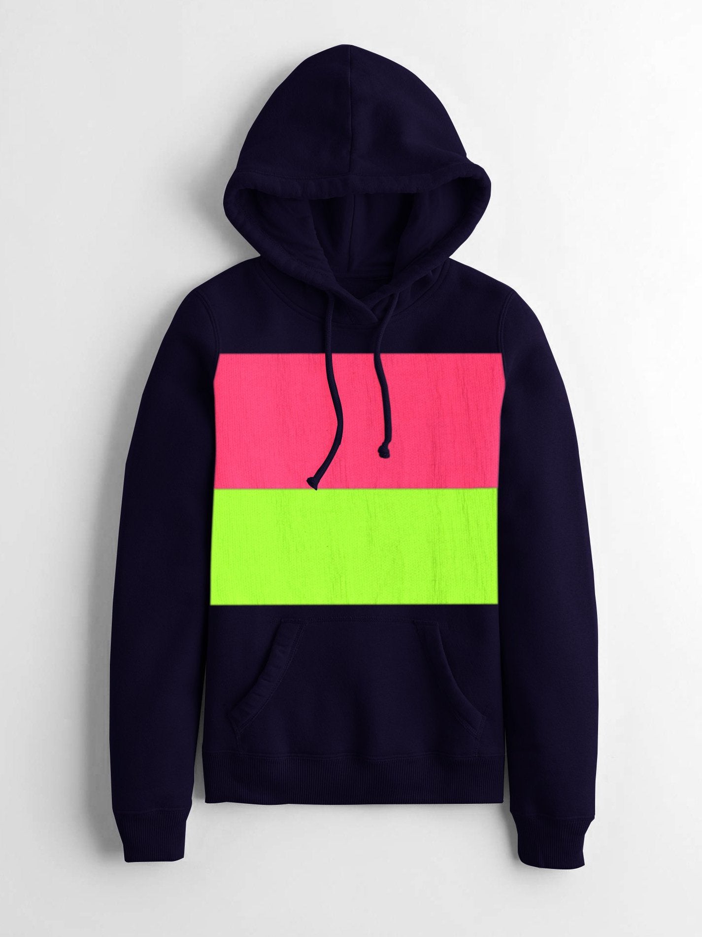 Next Fleece Pullover Hoodie For Ladies-Dark Purple With Panel-NA10623