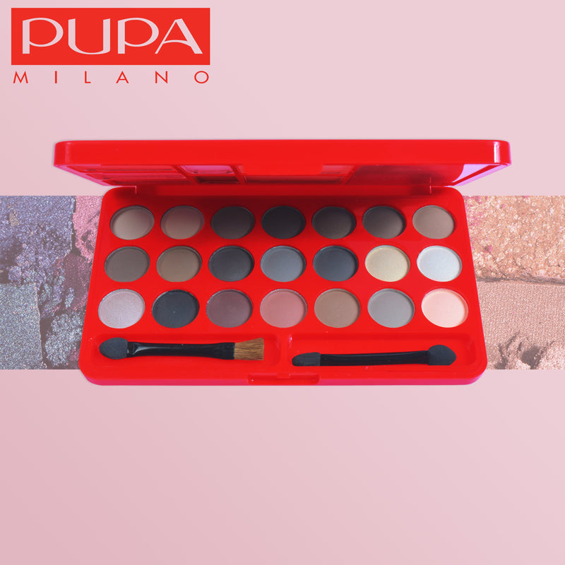 PUPA 21 Color Flash Gleam Eye Shadow Kit-RT644-4