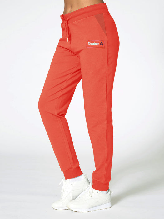 RB Terry Fleece Jogger Trouser For Ladies-Orange-RT1263