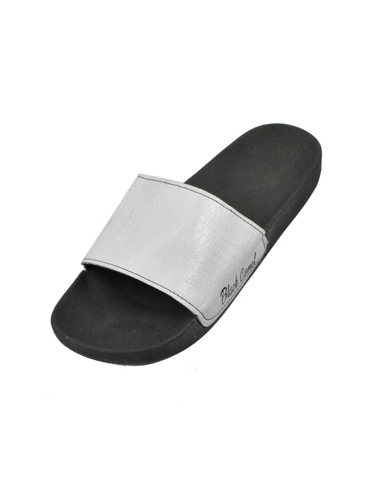 Black Camel Stylish Dumfries Textured Design Soft Slides-Grey-RT260