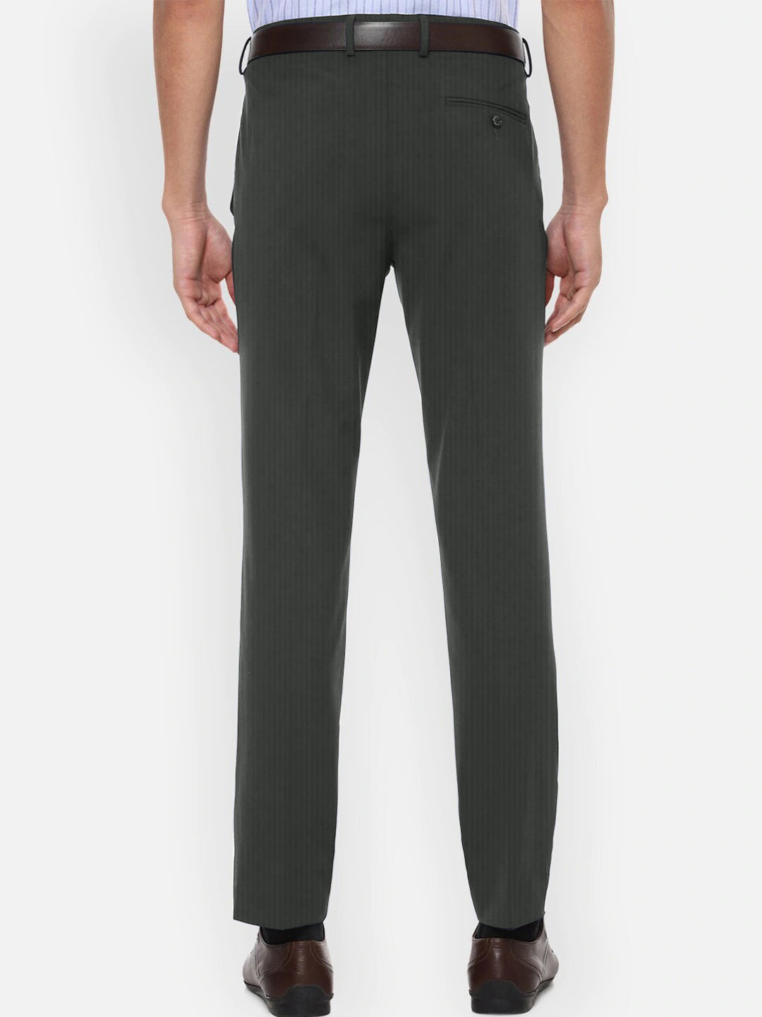 M.M Formal Dress Pent For Men-Grey With Lining-RT351