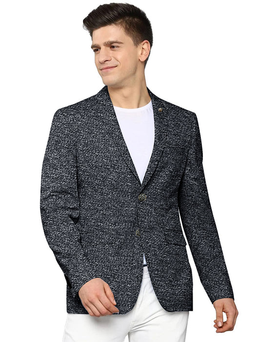 Oxen Premium Slim Fit Checked Blazer For Men-BR14274