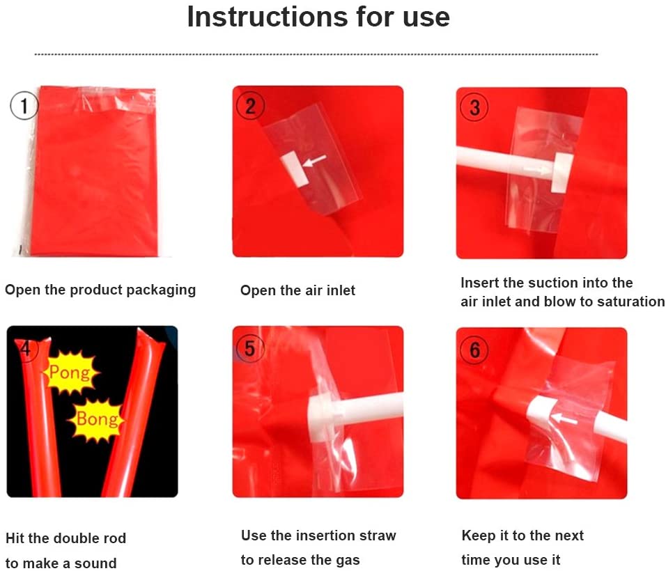 Hoter Bam Bam Inflatable Thunder Stick-Assorted-RT560