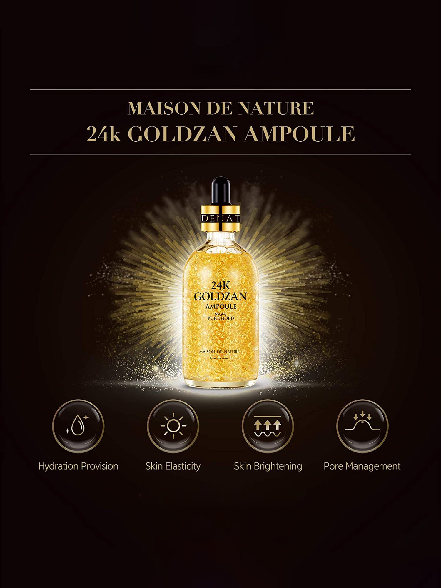 MAISON DE NATURE 24k GOLDZAN AMPOULE 100ml-RT540