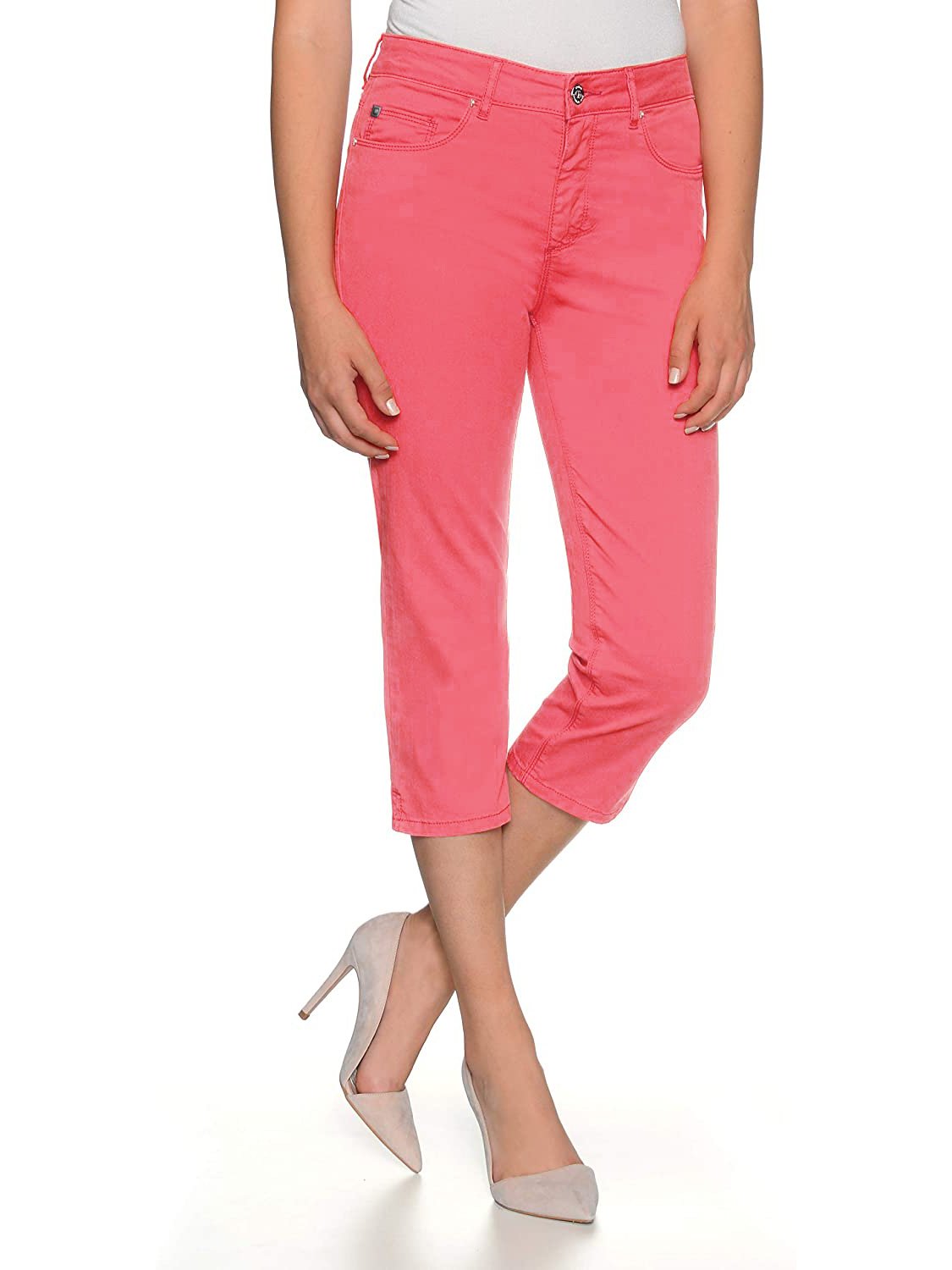 Stooker Slim Fit Stretch Capri For Ladies-Light Hot Pink-F175