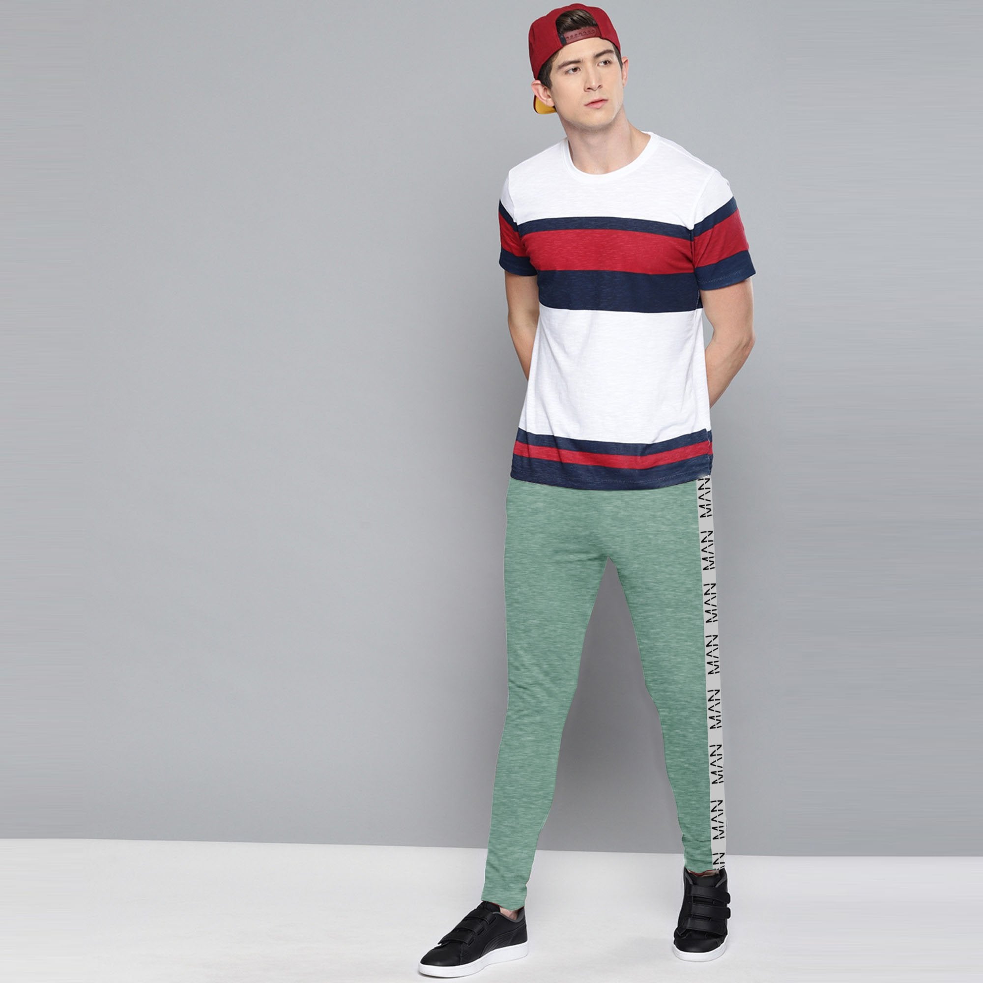 Tricorp Casual Regular Fit Stripes Trouser For Men-SP4795