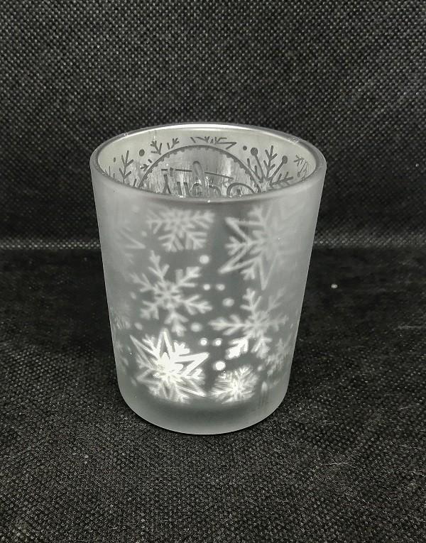 Eizybuy Christmas Metallics Personalized 2Pcs Candle Pots-SP2499